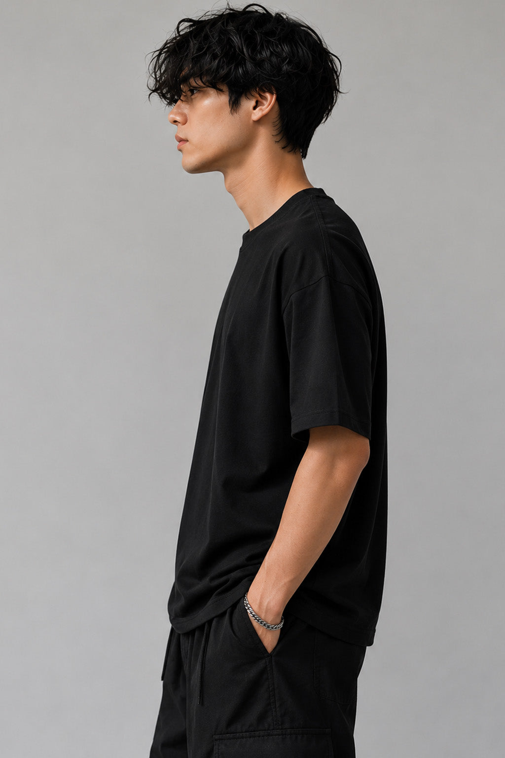 Premium Black Oversized Tee – Street Fit Antwren EStore