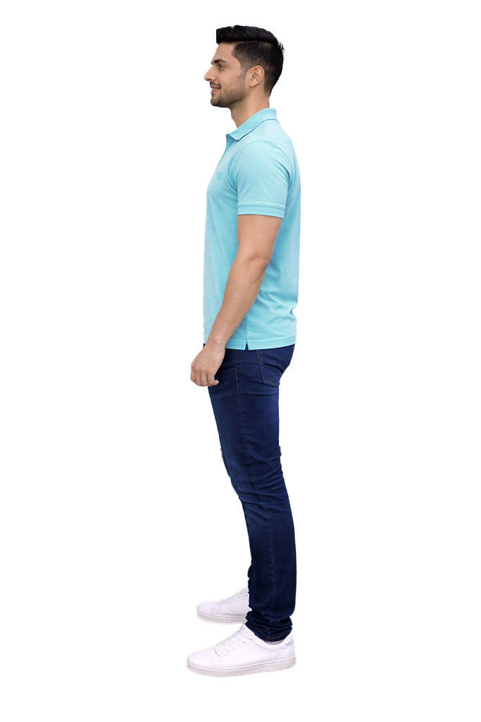 Mint Blue Polo TShirt Antwren