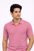 Polo T-shirt V Neck  lite pink Antwren EStore