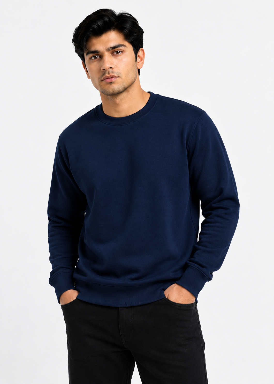 Antwren Premium Navy Blue Sweat Shirt Antwren