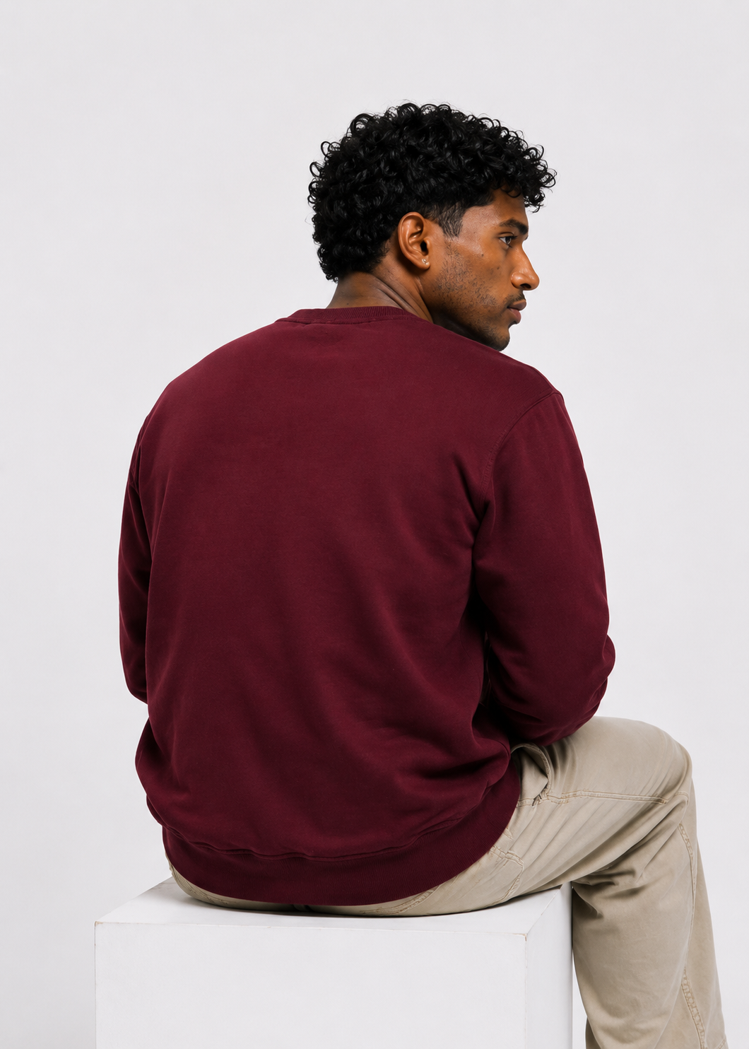 Premium Maroon Swear Shirt Antwren