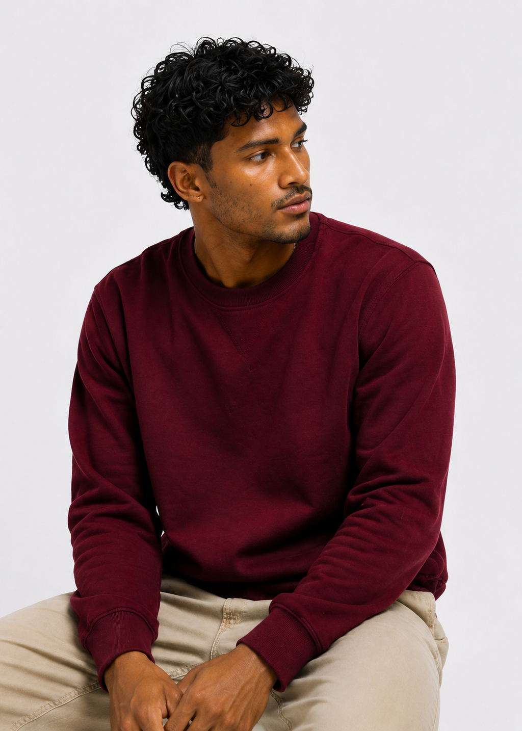 Premium Maroon Swear Shirt Antwren