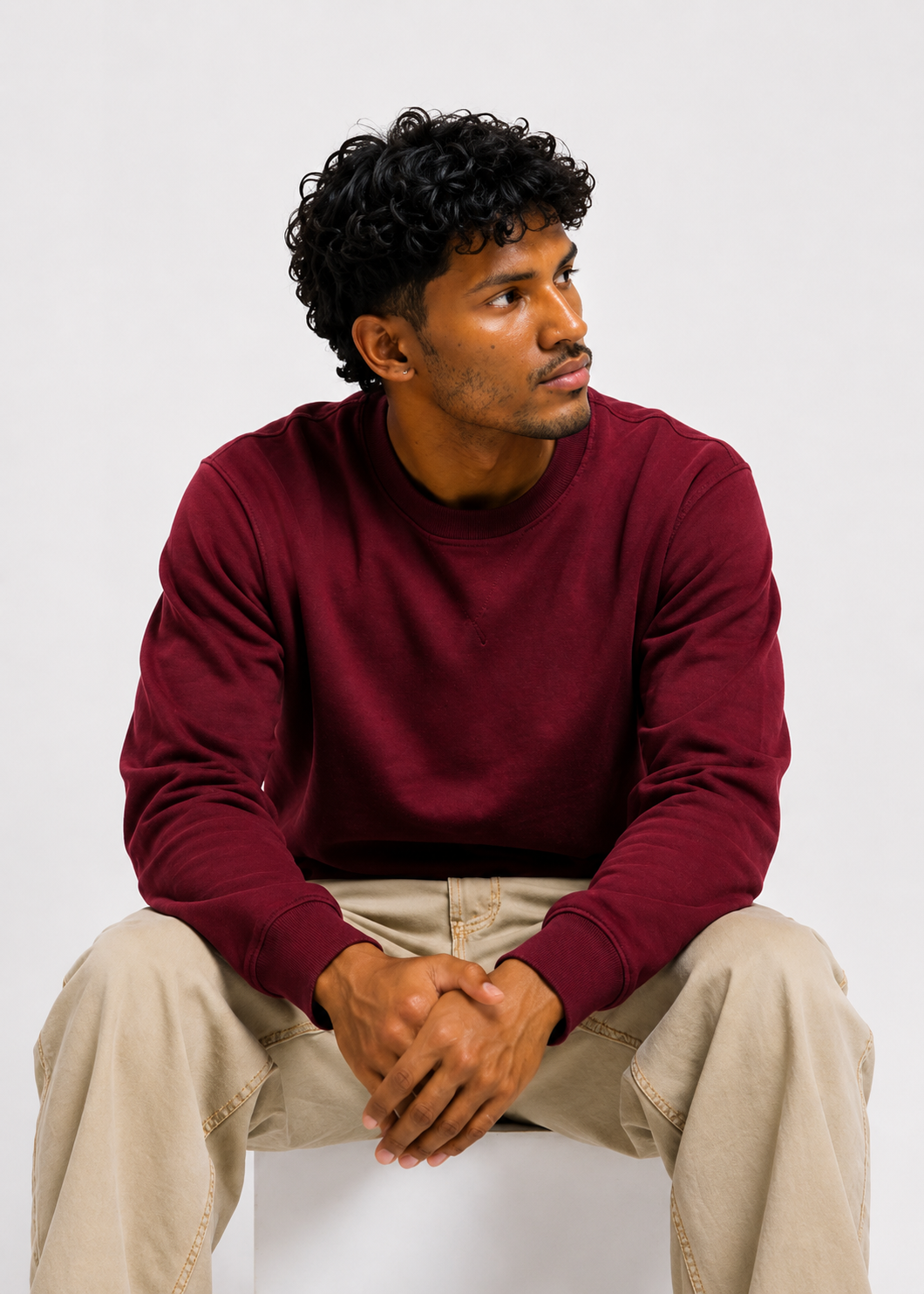 Premium Maroon Swear Shirt Antwren