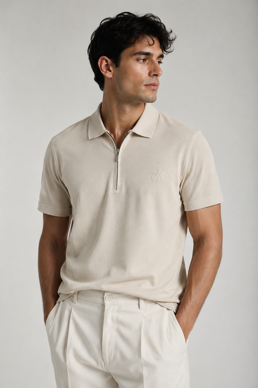 Begieo Polo T-shirt Zip l Antwren