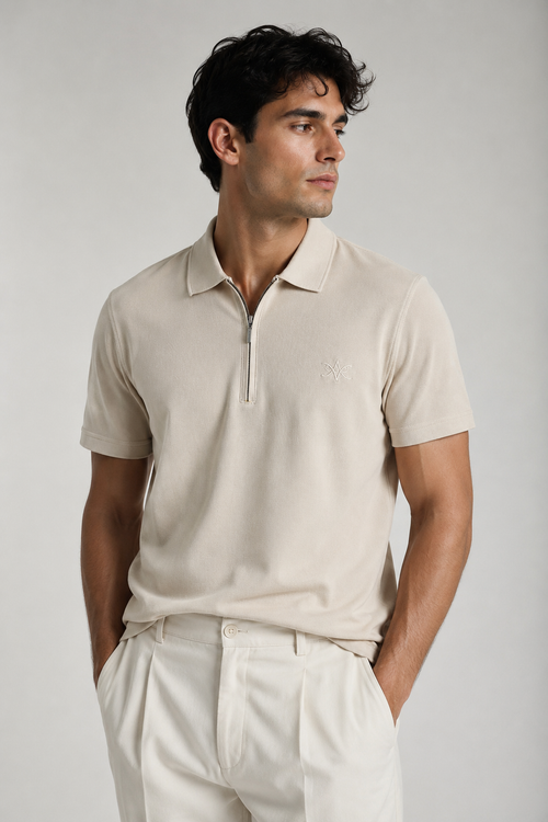 Begieo Polo T-shirt Zip l Antwren