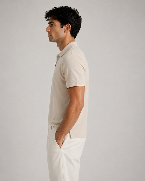 Begieo Polo T-shirt Zip l Antwren