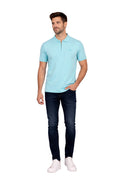 Polo T-shirt Zip Mint Blue zip Antwren EStore