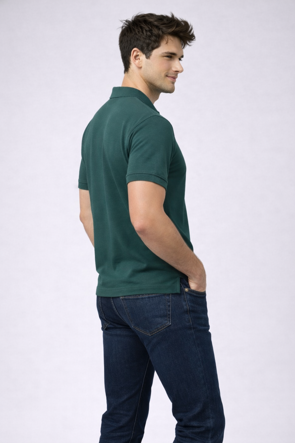Mint Blue V Collar Polo T Shirt (Copy) Antwren EStore