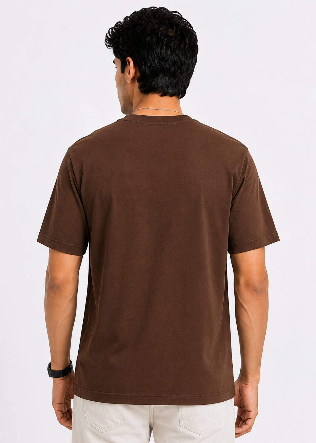 Coffee Brown Regular T-Shirts Antwren
