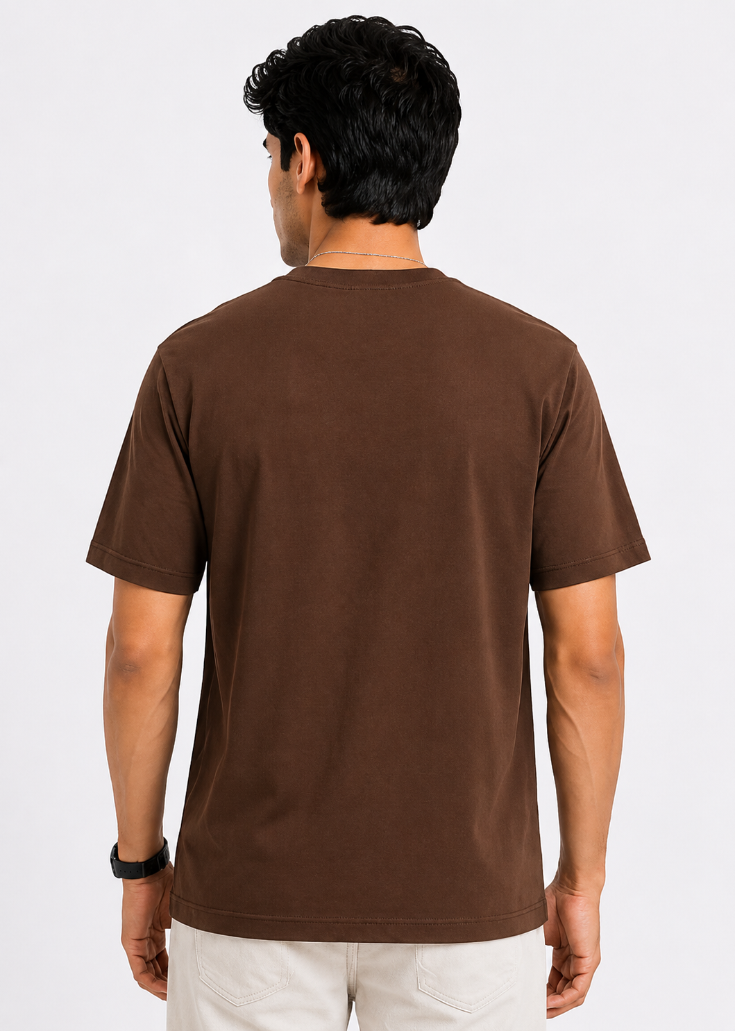 Coffee Brown Regular T-Shirts Antwren