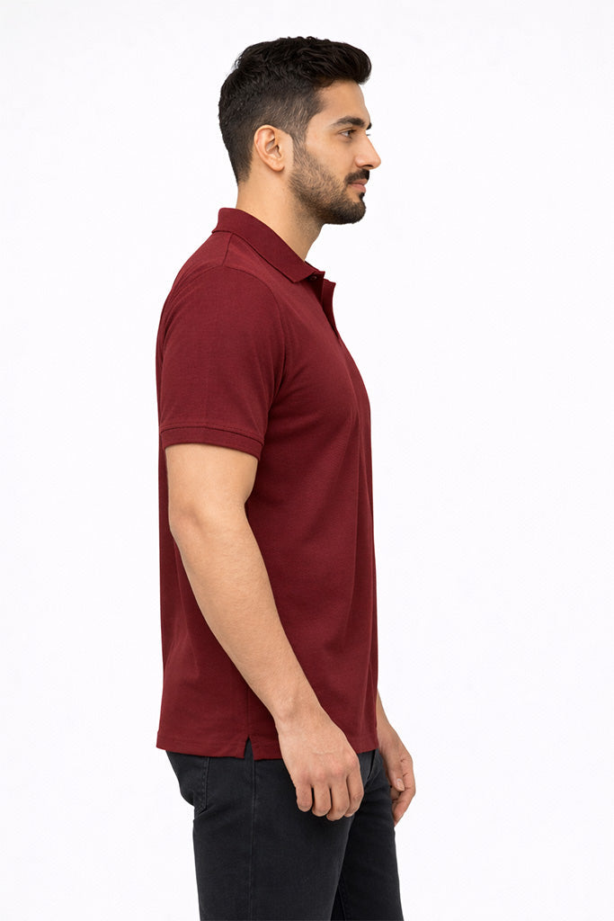 Polo Meroon V Neck T-Shirt Antwren EStore
