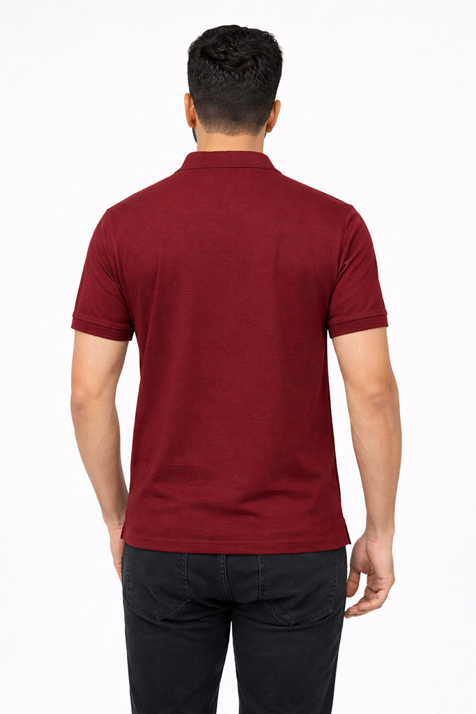 Polo Meroon V Neck T-Shirt Antwren EStore